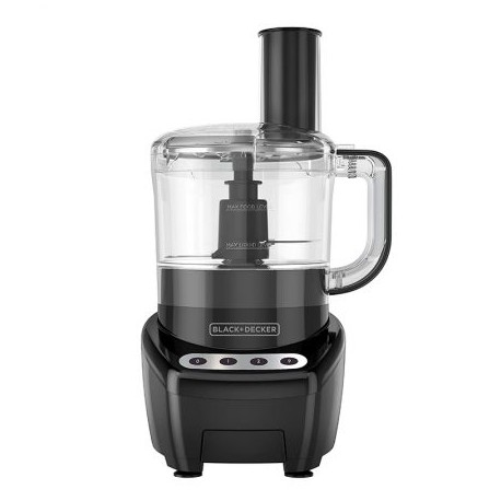 Procesador de alimentos Black + Decker FP4200B-LA negro pica, rebana y rebana.